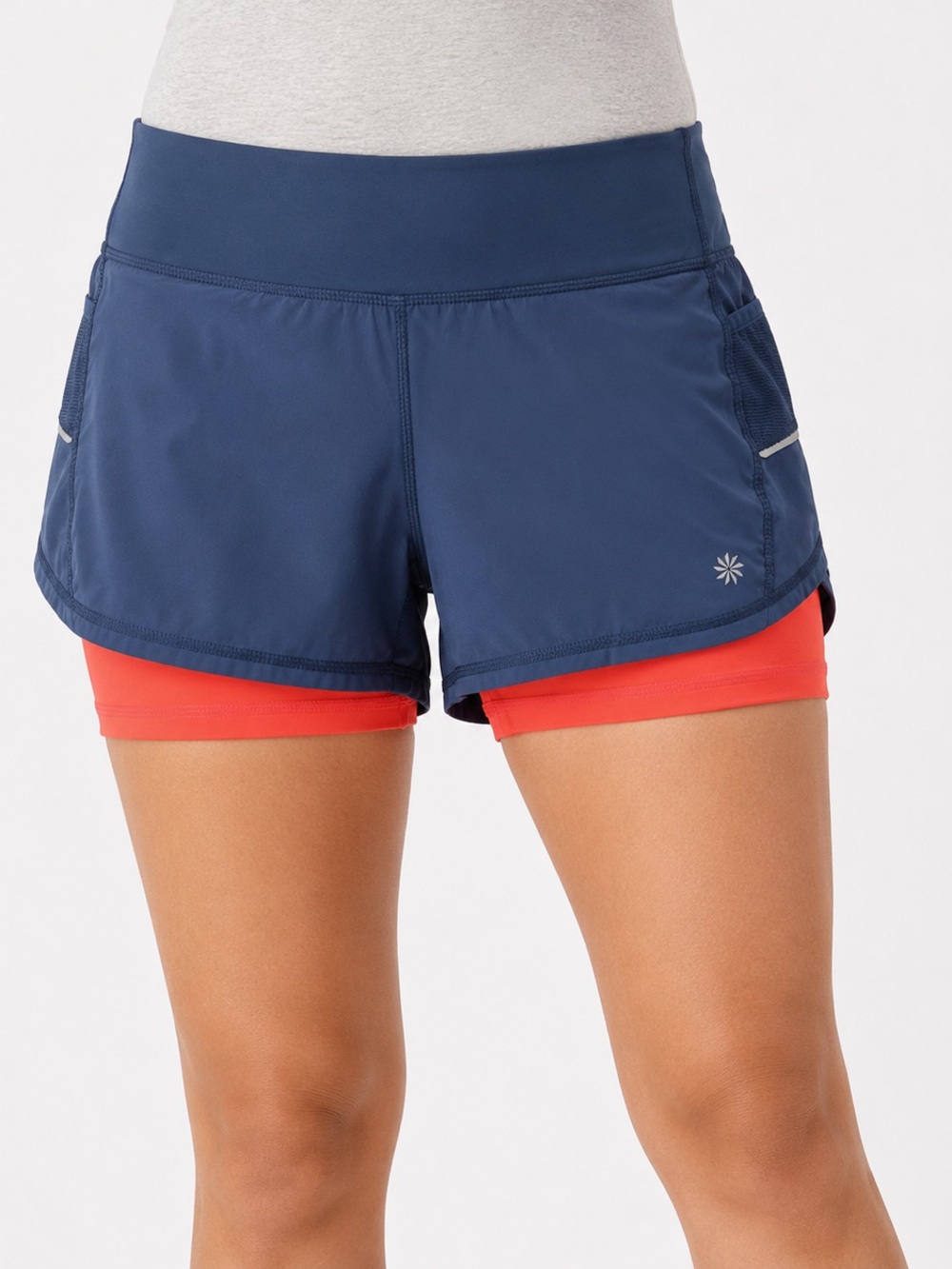Athleta Ready Set 2-in-1 Running Shorts S